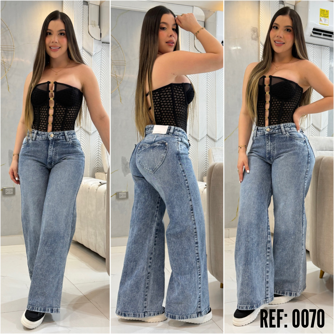 JEAN WIDE LEG REF: 0070