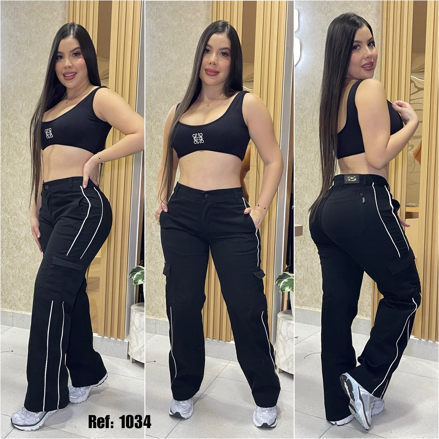 JEANS CARGO DUO REF: MJ 1035-1035
