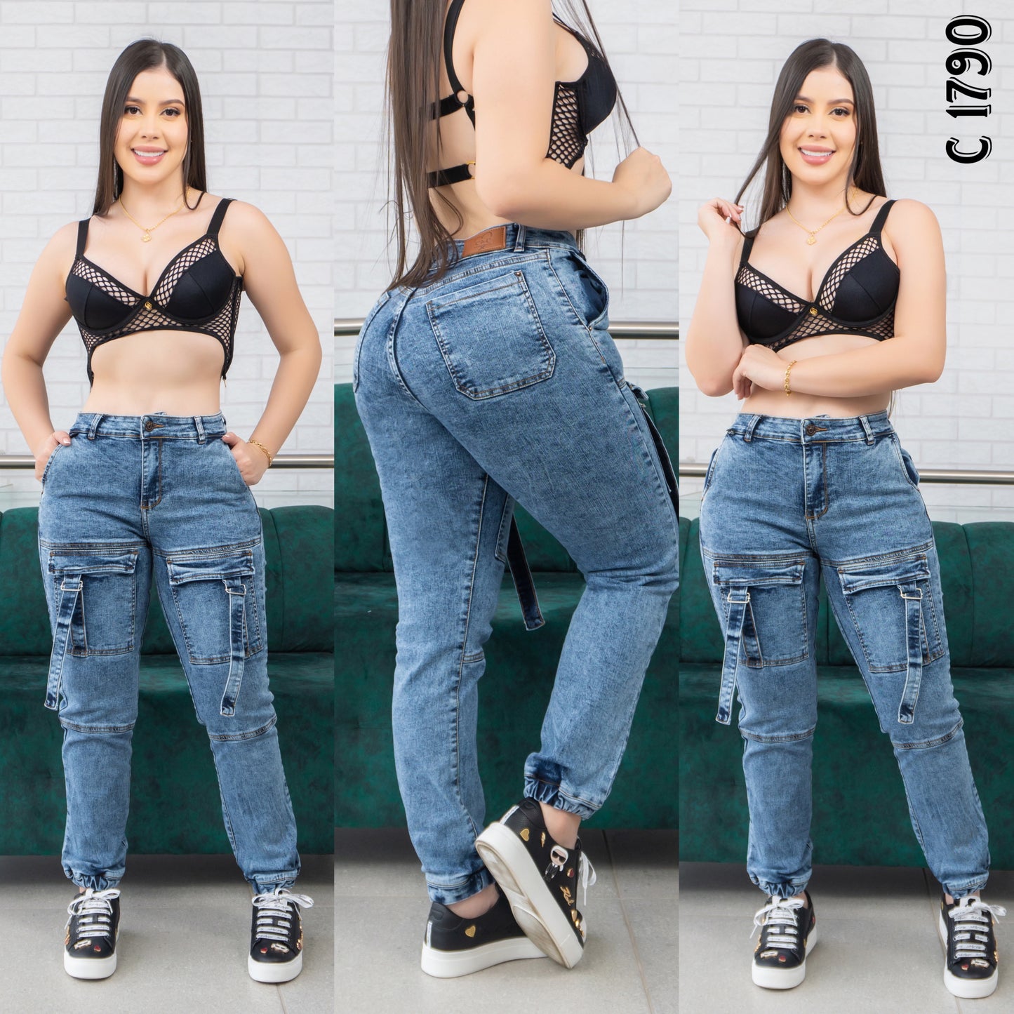 JEAN CARGO DAMA REF: 1790