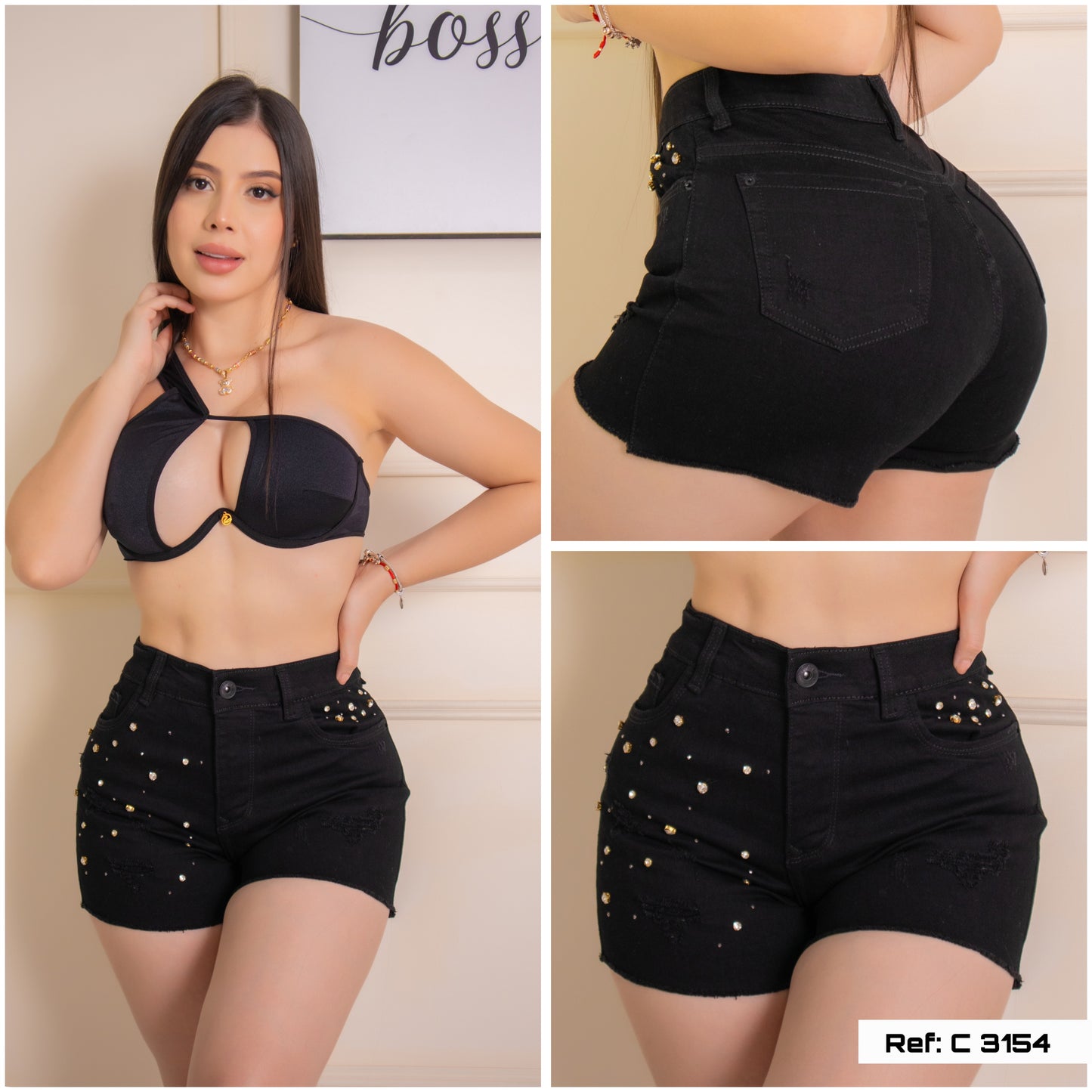 SHORT DAMA REF:3154