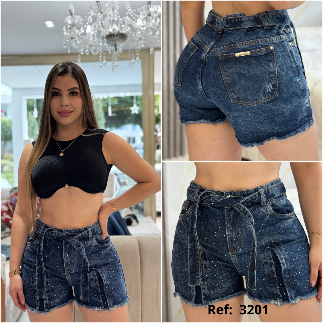SHORT CON PEDRERÍA DAMA REF: 3201