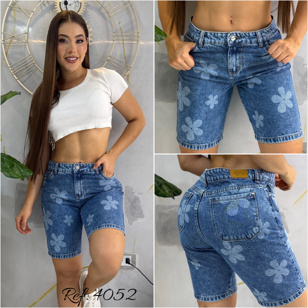 BIKER ESTAMPADO DAMA REF: 4052