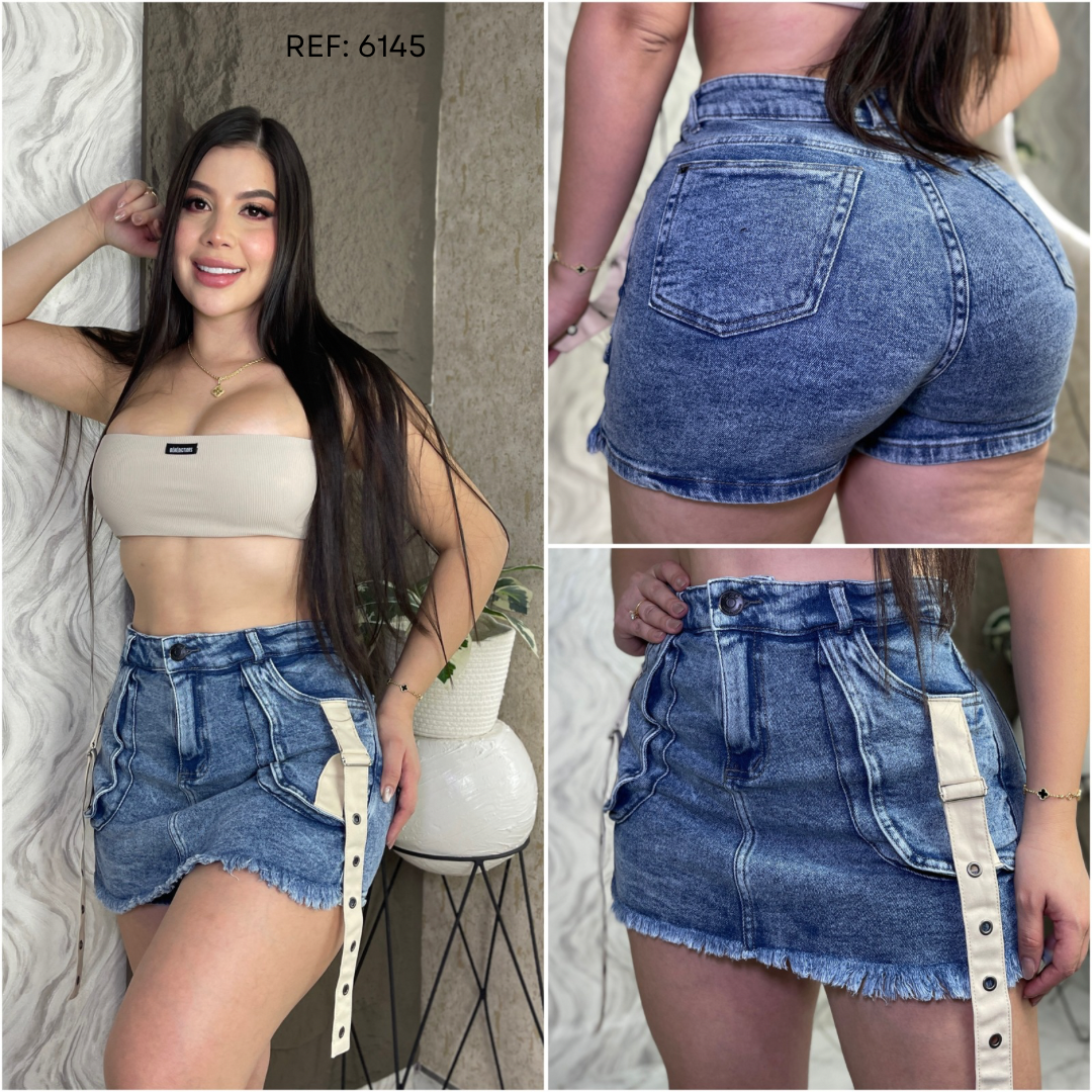 FALDA SHORT DAMA REF:6145
