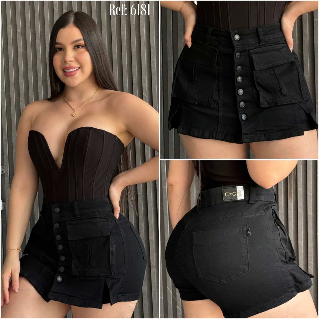 FALDA SHORT DAMA REF: 6181