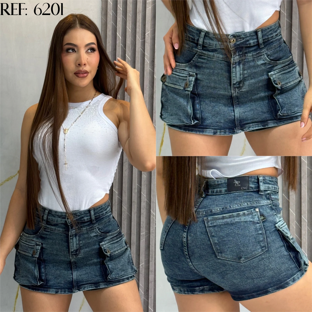 FALDA SHORT STRECH REF: 6201