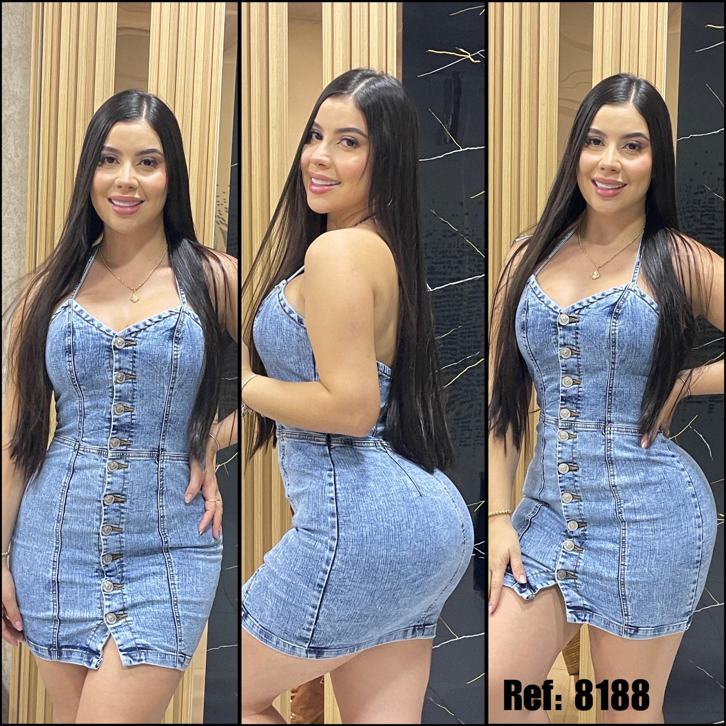 VESTIDO DAMA REF: 8188
