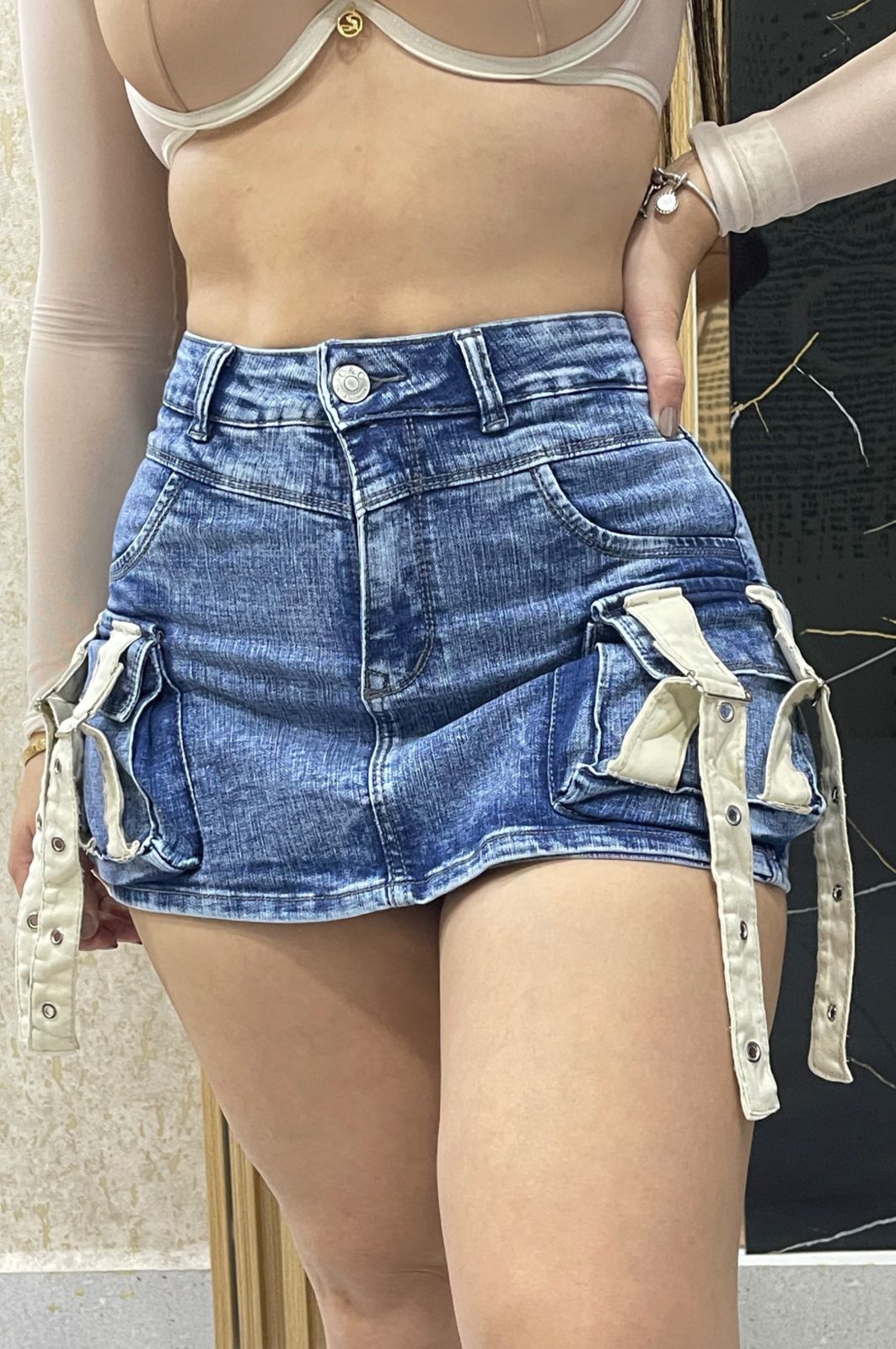 FALDA SHORTS DAMA REF 6122