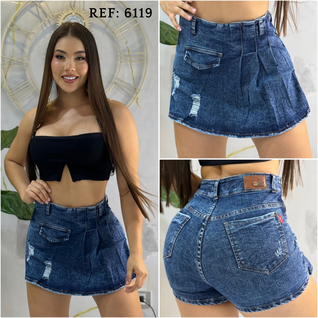 FALDA SHORT REF: 6119