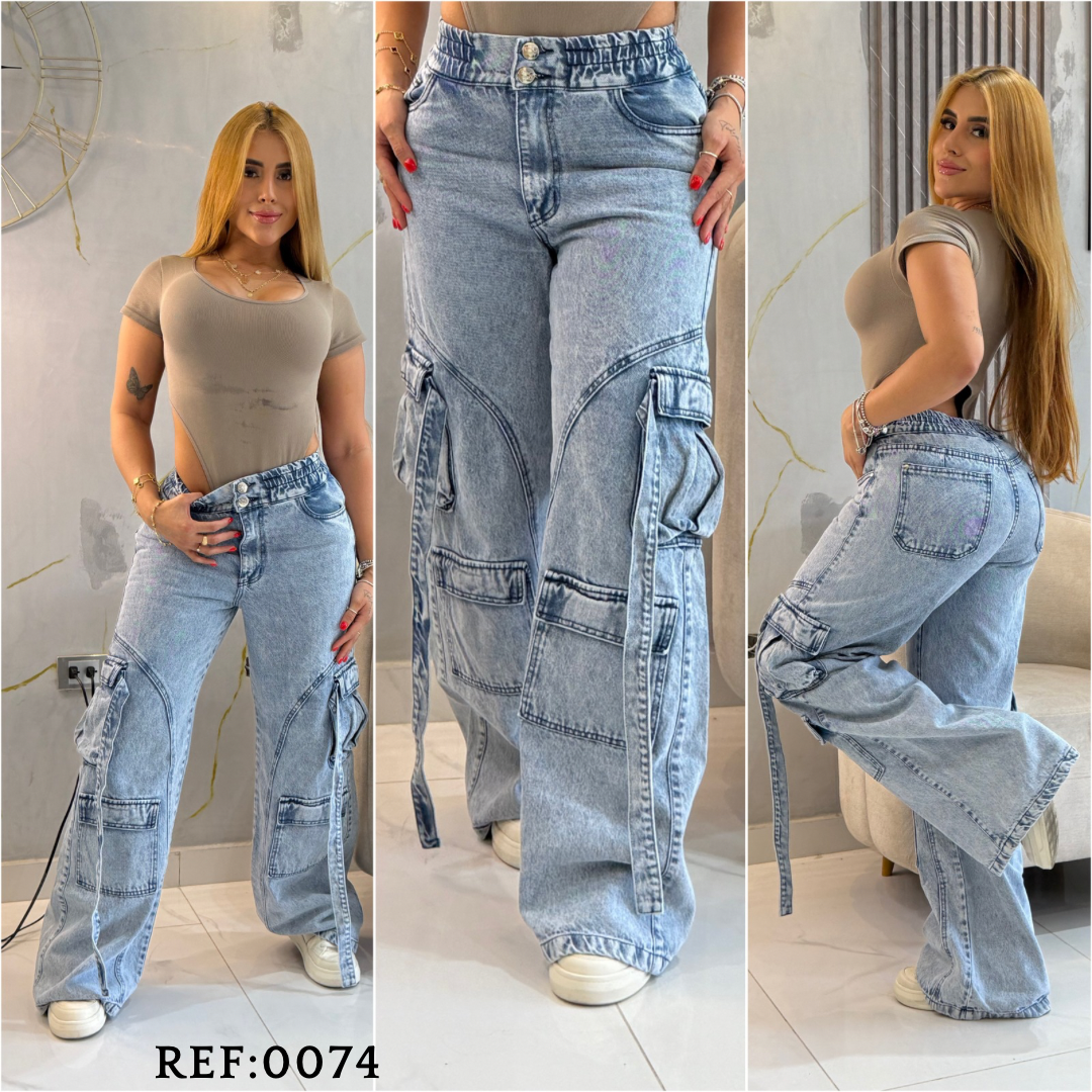 JEAN CARGO DAMA REF: 0074