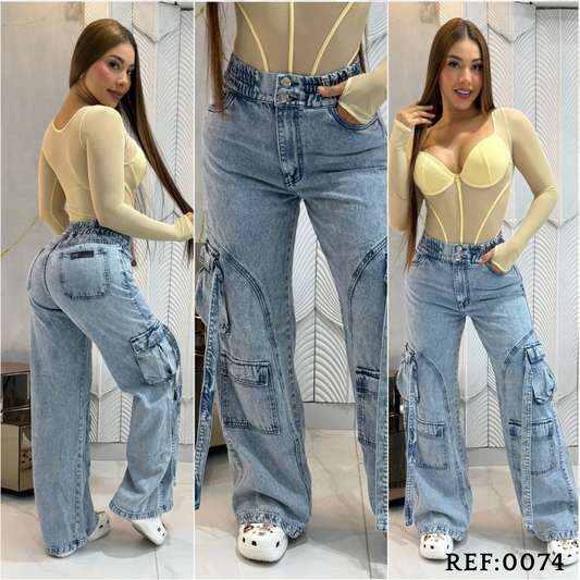 JEAN CARGO DAMA REF: 0074