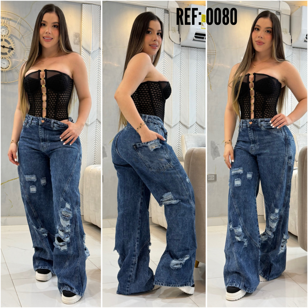 JEAN WIDE LEG REF: 0080