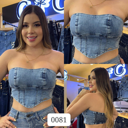 CROP TOP DAMA REF: 0081