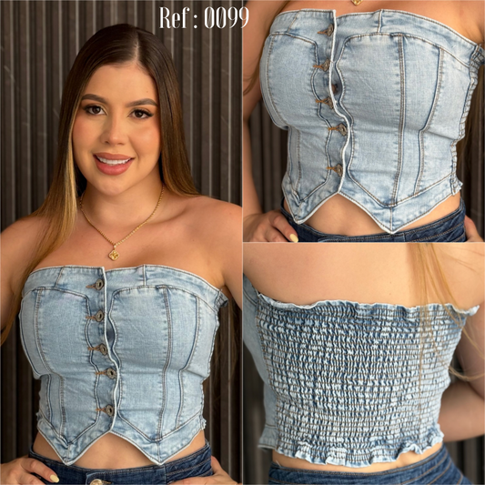 CROP TOP DAMA REF: 0099