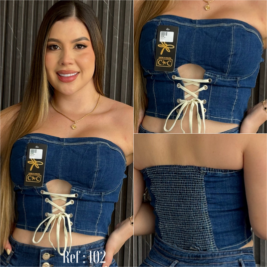 CROP TOP DAMA REF: 102
