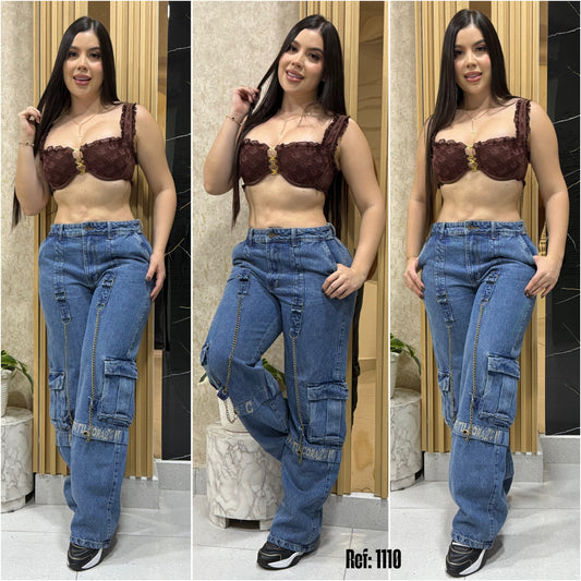 JEAN CARGO DAMA REF: 1110