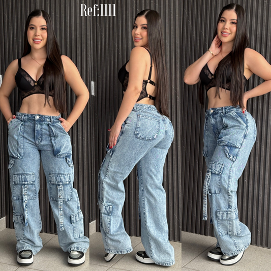 JEAN CARGO DAMA REF: 1111