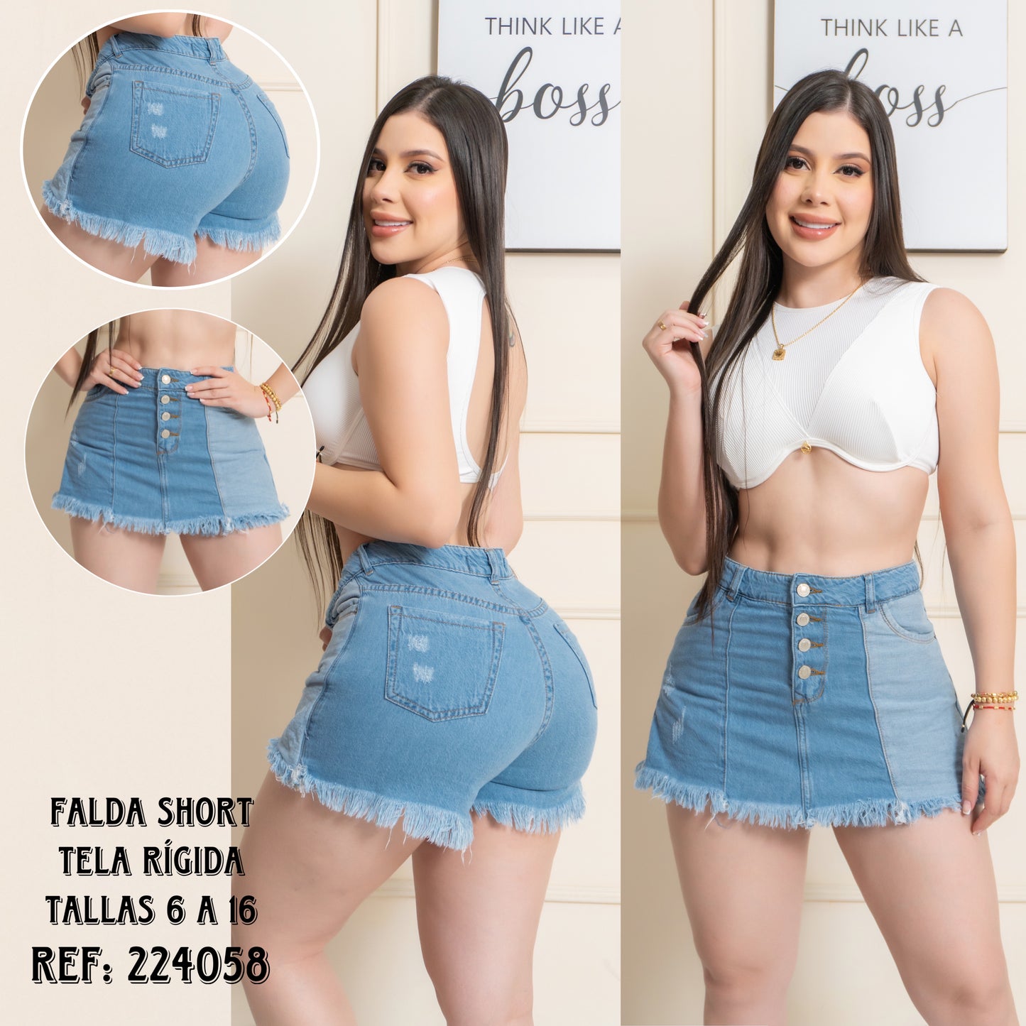 FALDA SHORT REF : 224058