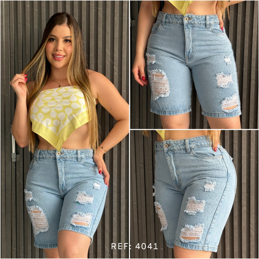 BIKER PIEDRERIA DAMA REF: 4041