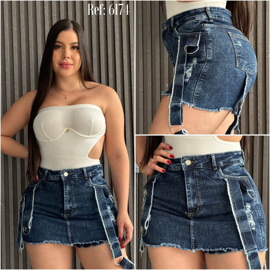 FALDA SHORT DAMA REF: 6174