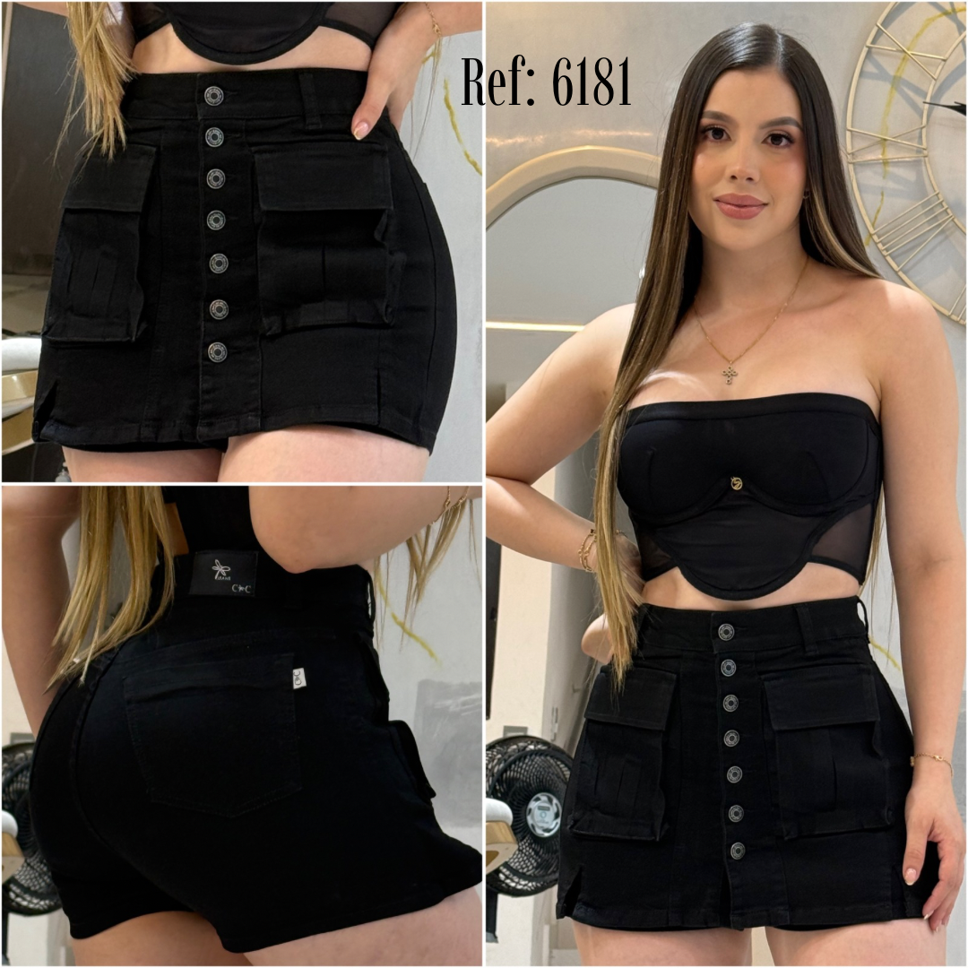 FALDA SHORT DAMA REF: 6181