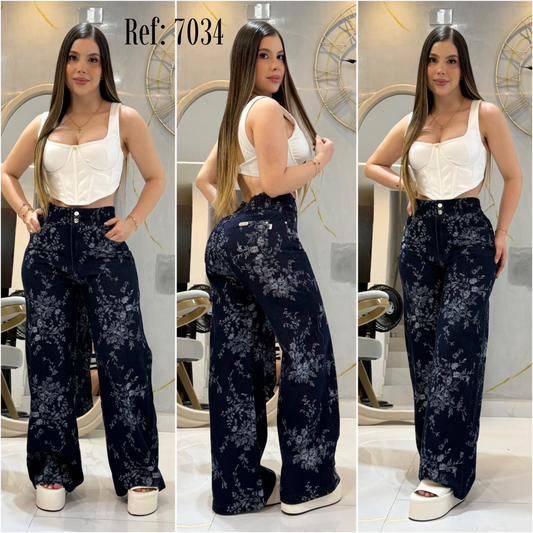 JEAN WIDE LEG REF: 7034