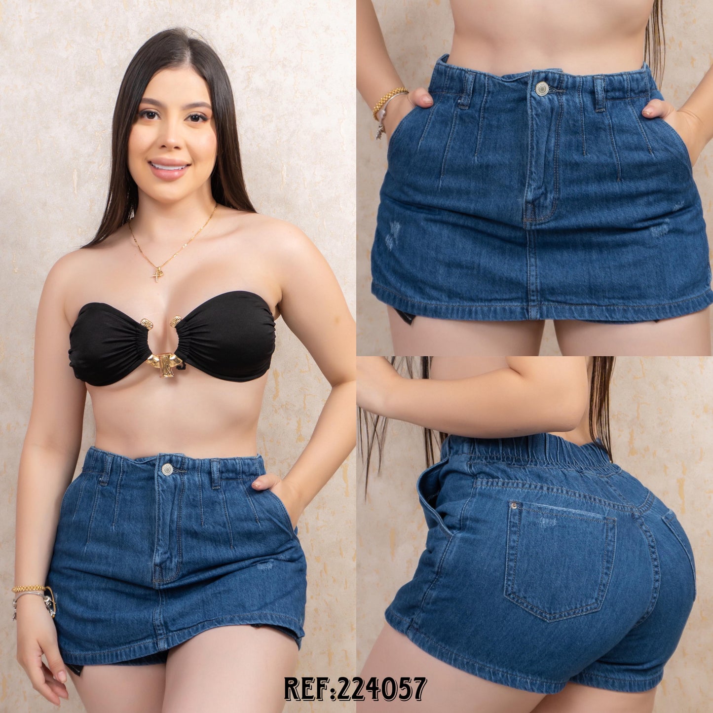 FALDA SHORT REF: 224057 envio gratis