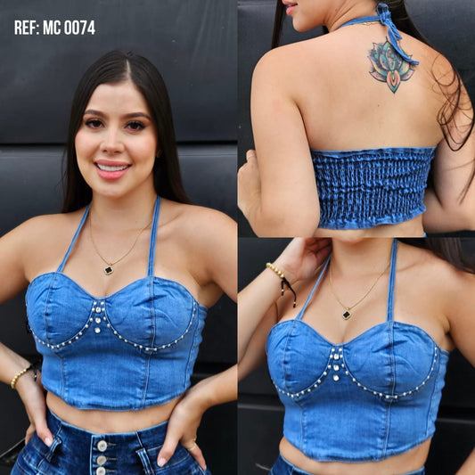 CROP TOP DAMA REF: MC 0074 envio gratis