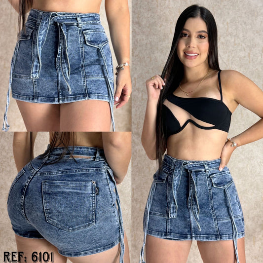 FALDA SHORT REF:6101 envio gratis