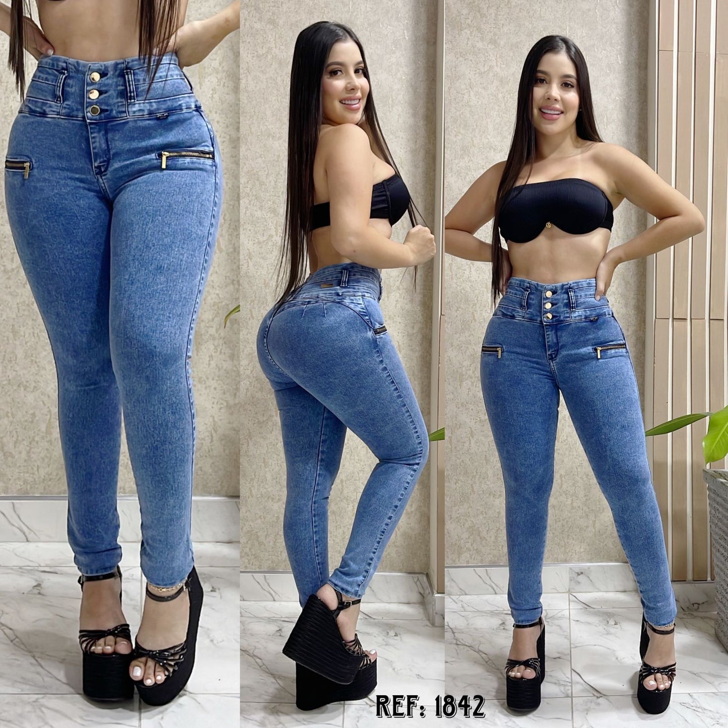 JEANS DAMA REF:1842 envio gratis