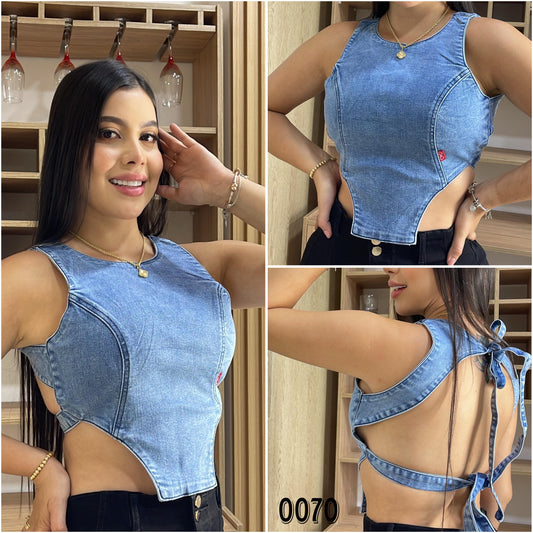 CROP TOP DAMA REF: MC 0070 envio gratis